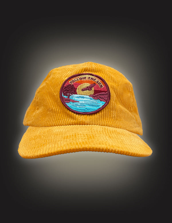 XAVIER RUDD "Follow The Sun" Cord Cap YELLOW