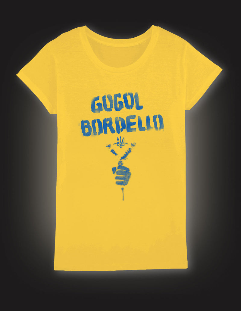 GOGOL BORDELLO "Spray" Girls-Shirt YELLOW