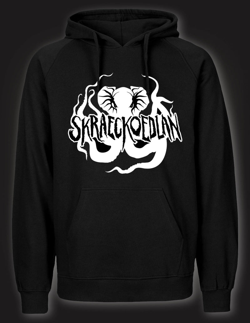 SKRAECKOEDLAN "Octoelephant" Hooded Sweatshirt BLACK