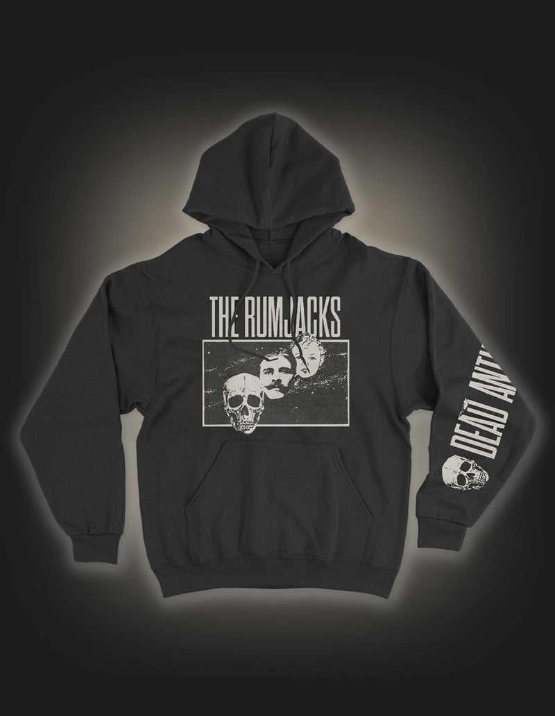 THE RUMJACKS "Dead Anthems" Hooded Sweatshirt BLACK