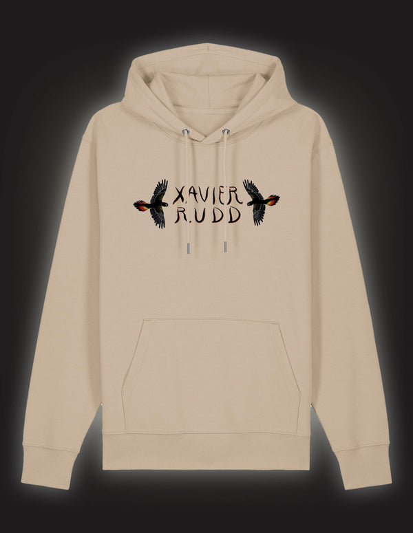 XAVIER RUDD "Road Trippin" Hooded Sweatshirt NATURAL WHITE