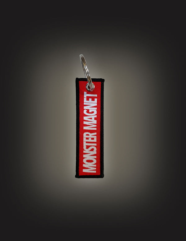 MONSTER MAGNET "Spacelord" Key Fob BLACK/WHITE/RED