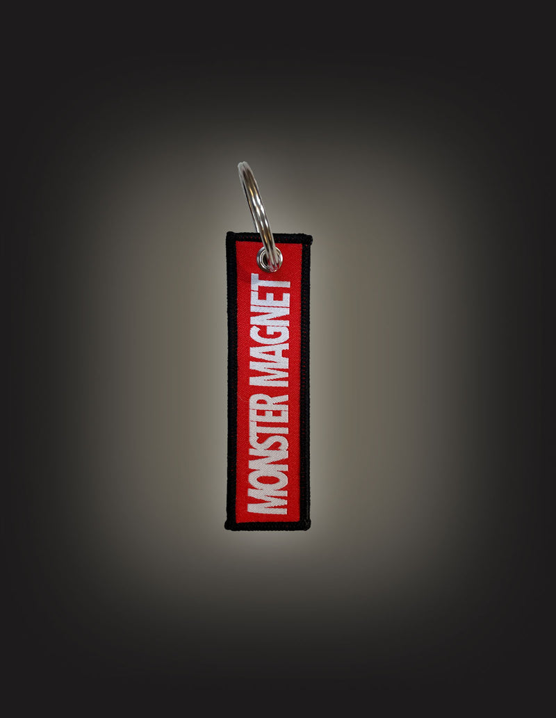 MONSTER MAGNET "Spacelord" Key Fob BLACK/WHITE/RED