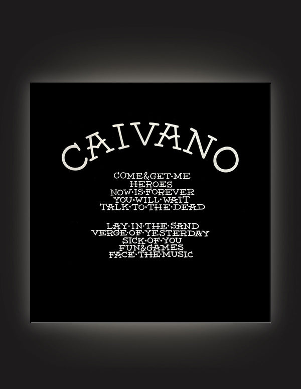 CAIVANO "s/t" Vinyl LP Limited WHITE Edt.