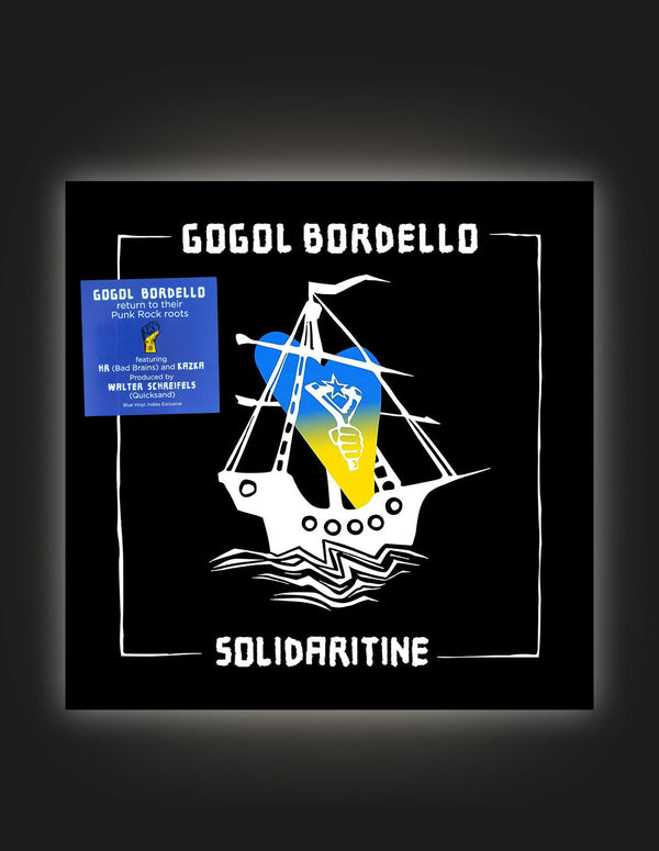 GOGOL BORDELLO "Solidaritine" BLUE Vinyl LP (Indie exclusive)