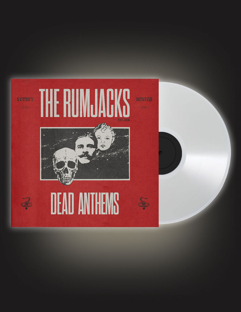 THE RUMJACKS "Dead Anthems" Vinyl LP WHITE (Euro Exclusive)