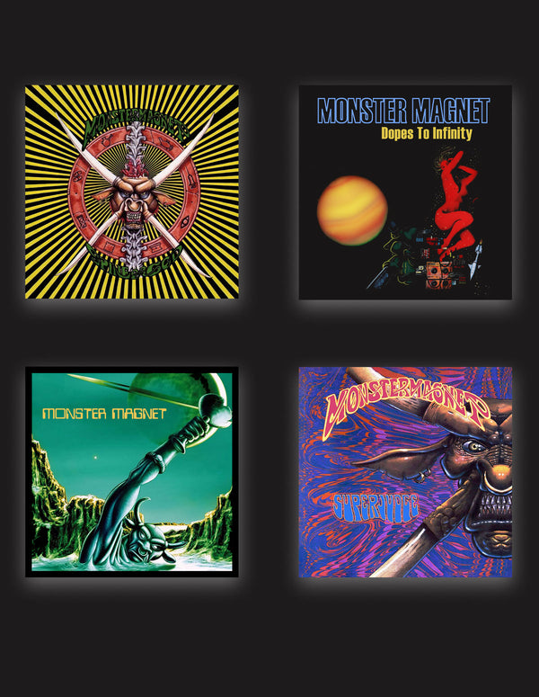 MONSTER MAGNET "4 Album Bridge Magnet Set"