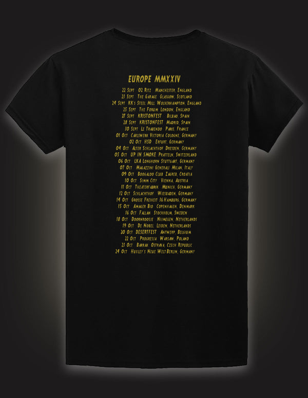 MONSTER MAGNET "Euro Tour 2024" T-Shirt BLACK