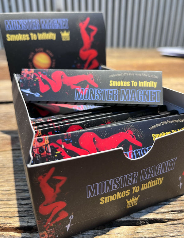 MONSTER MAGNET "Smokes To Infinity" Rolling Papers BLACK