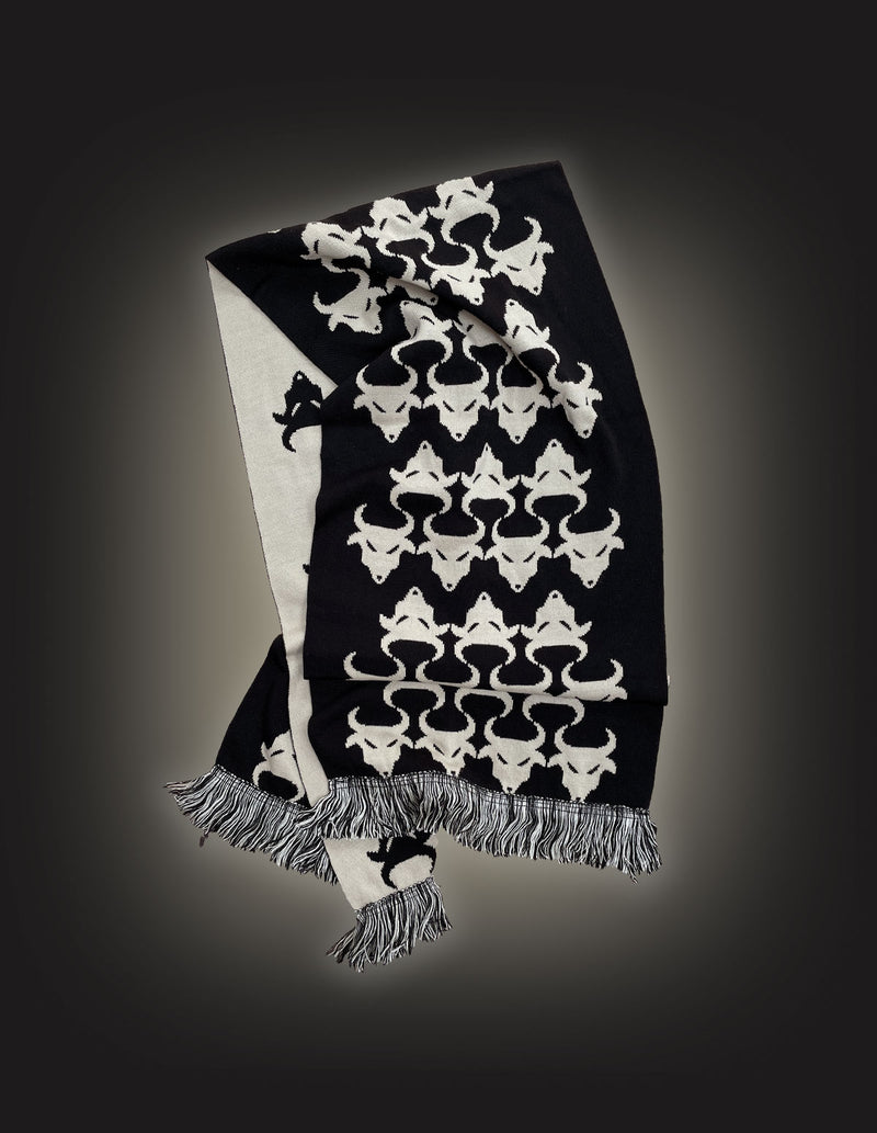 MONSTER MAGNET "Bull" Fashion Scarf BLACK