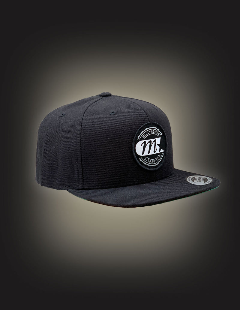 MILLENCOLIN "Classic Logo" Snapback Cap BLACK