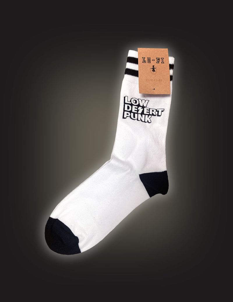 BRANT BJORK TRIO "Low Desert Punk" Socks WHITE/BLACK