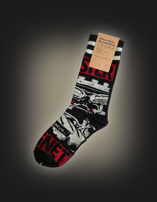 MONSTER MAGNET "Spacelord 24" Socks BLACK/WHITE/RED