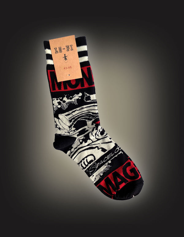 MONSTER MAGNET "Spacelord 24" Socks BLACK/WHITE/RED