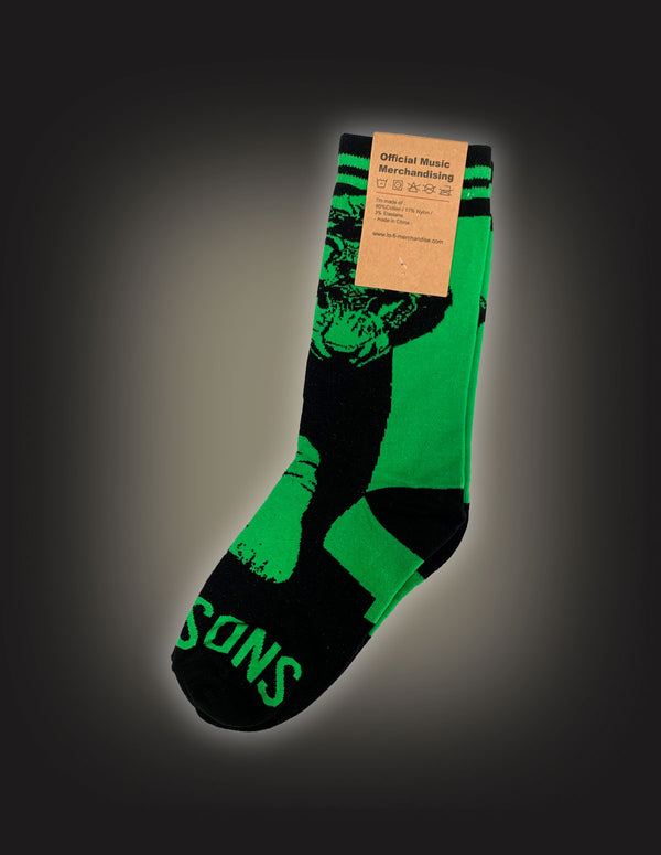 RIVAL SONS "Darkfighter" Socks BLACK/GREEN