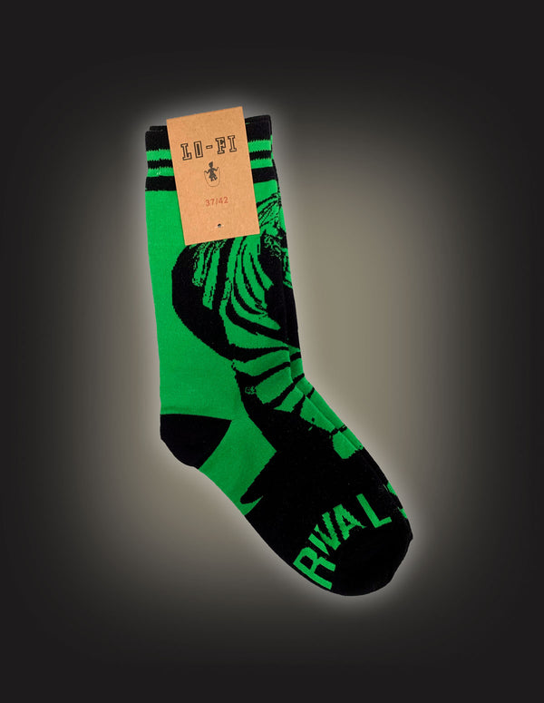 RIVAL SONS "Darkfighter" Socks BLACK/GREEN