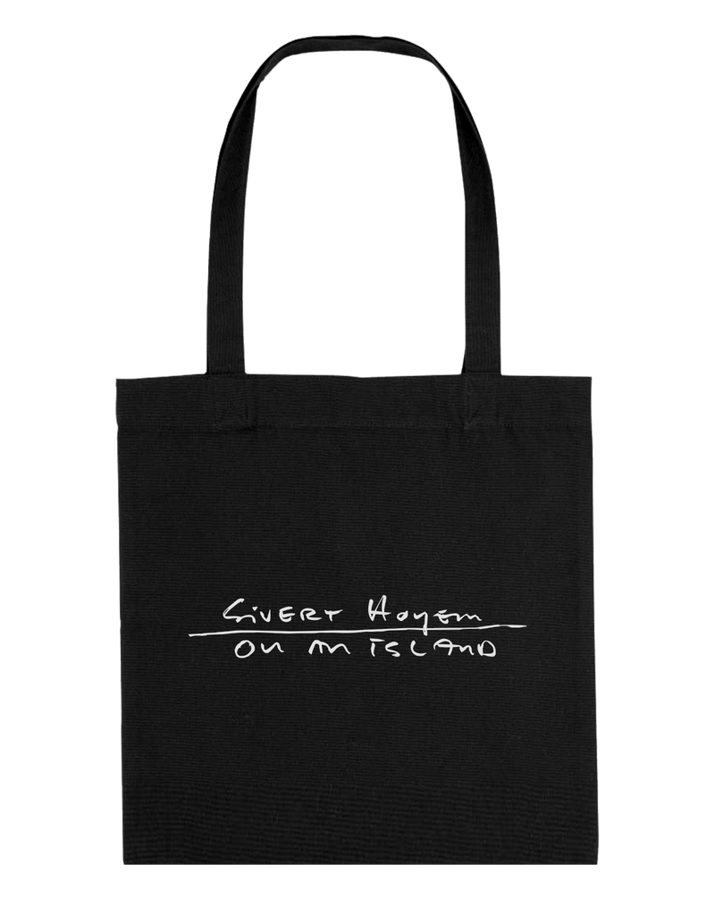 SIVERT HOYEM "On An Island"Tote Bag BLACK