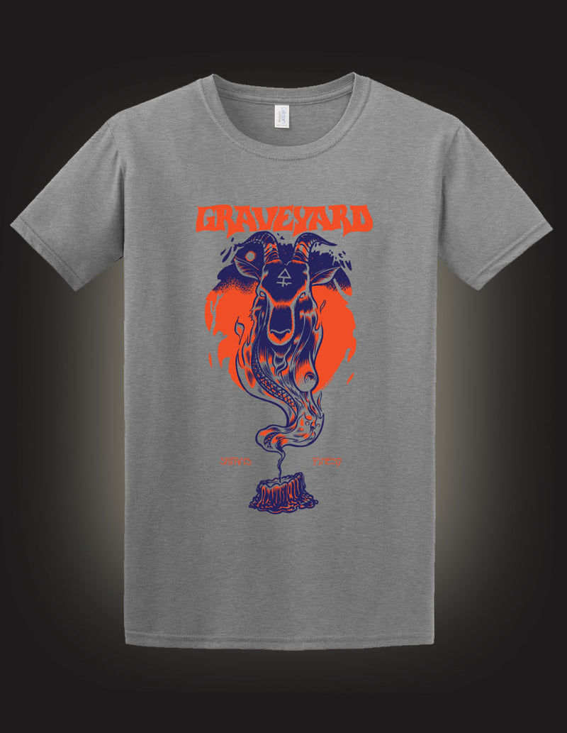 GRAVEYARD "Satan" T-Shirt GREY