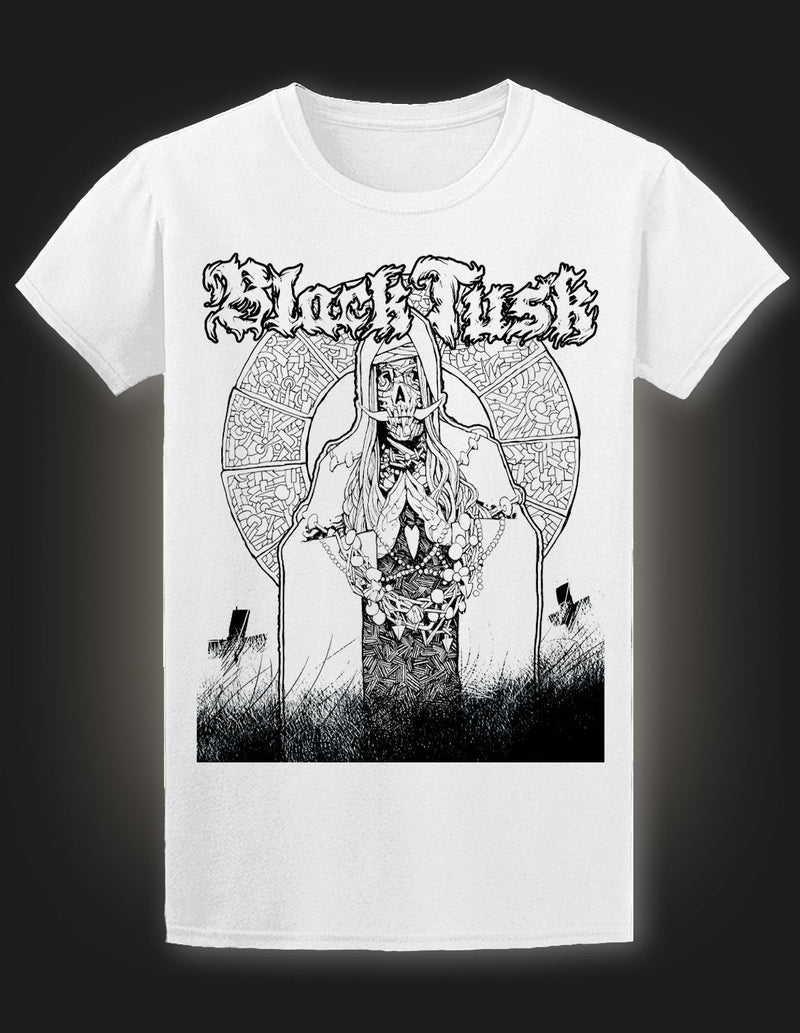 BLACK TUSK "Dance Grave" T-Shirt WHITE