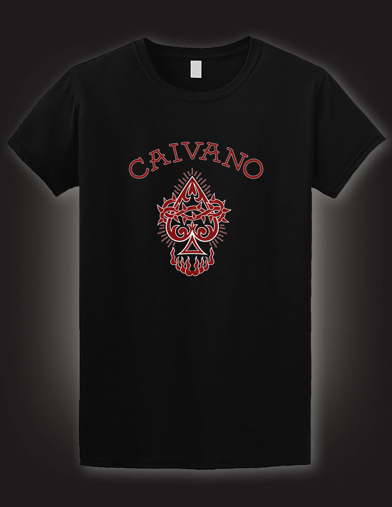 CAIVANO "Spade" T-Shirt BLACK