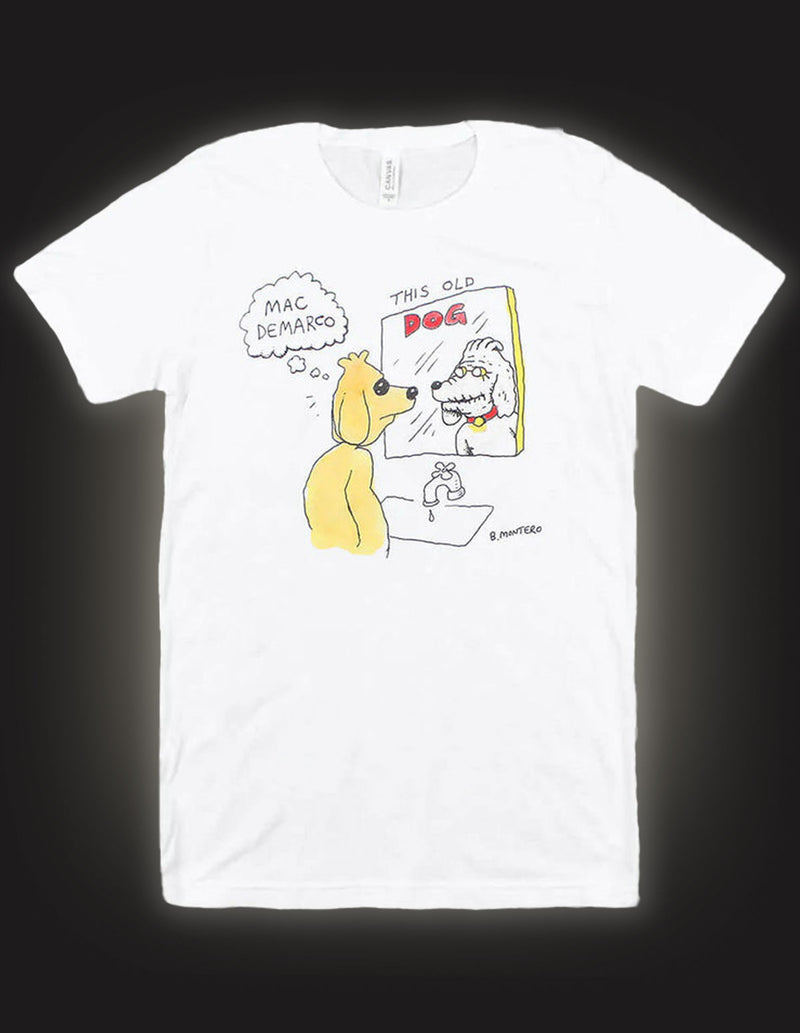 MAC DEMARCO "Dog Mirror" T-Shirt WHITE