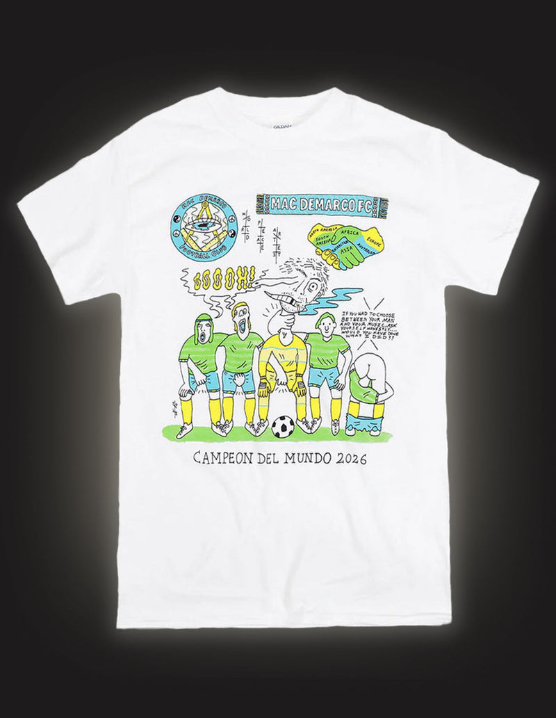 MAC DEMARCO "Football Club" T-Shirt WHITE