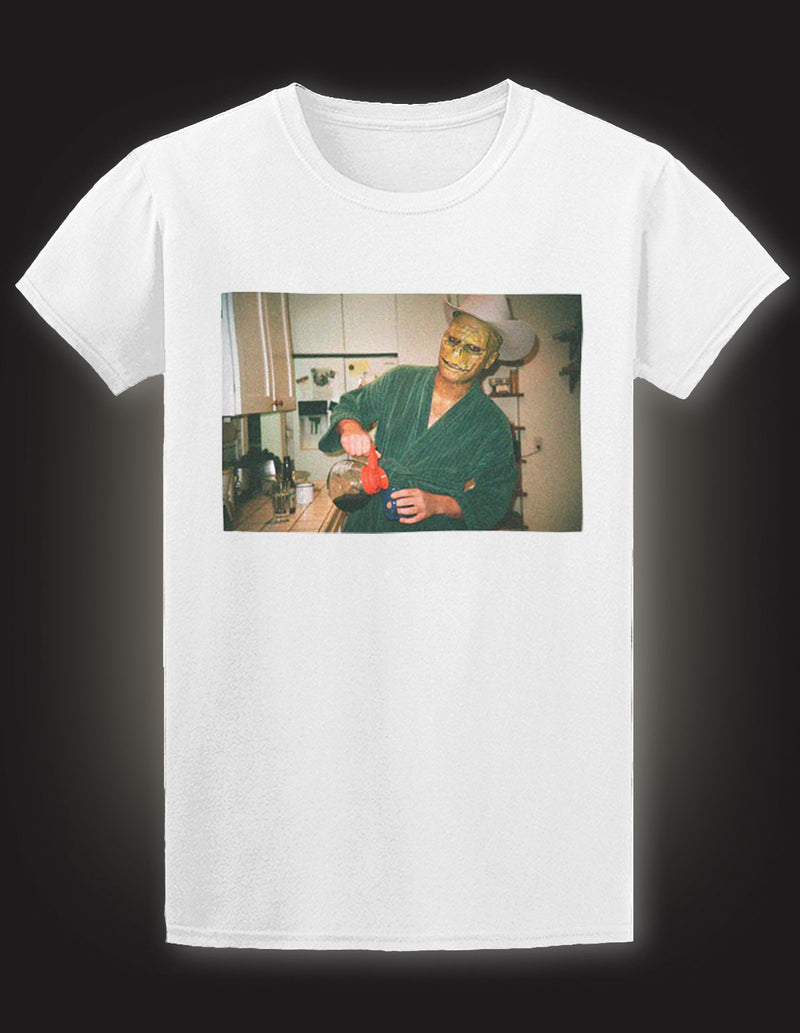 MAC DEMARCO "Lizard Man Coffee" T-Shirt WHITE