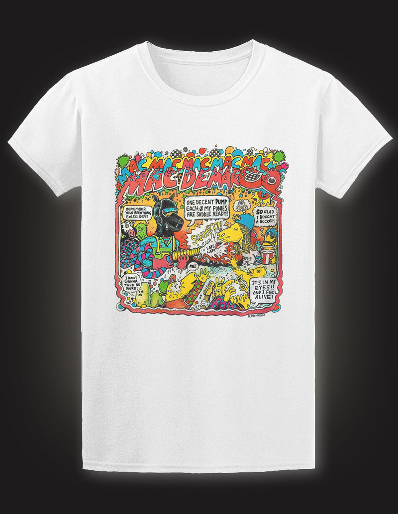 MAC DEMARCO "Montero Ponies" T-SHIRT WHITE