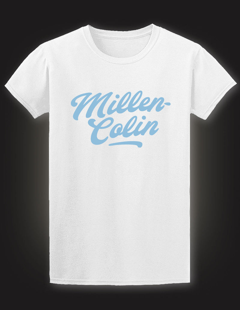 MILLENCOLIN "Blue Baseball-Logo" T-Shirt WHITE