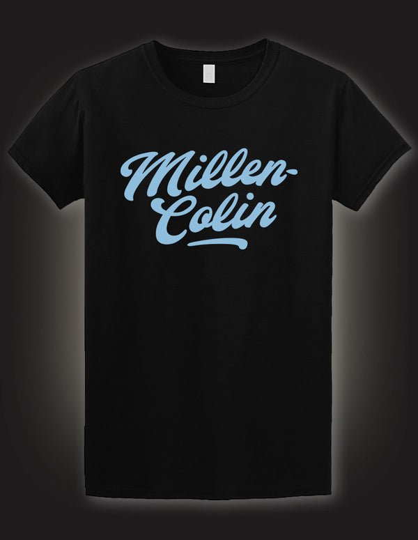 MILLENCOLIN "Blue Baseball-Logo" T-Shirt BLACK