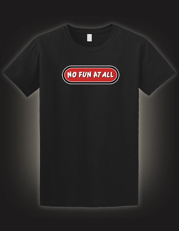 NO FUN AT ALL - "Classic Logo" T-Shirt BLACK