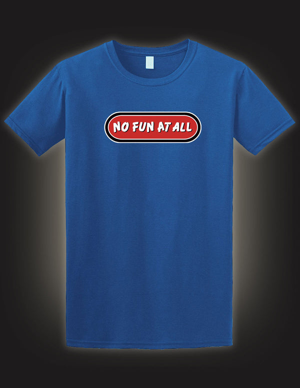 NO FUN AT ALL - "Classic Logo" T-Shirt ROYAL BLUE