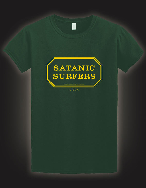 SATANIC SURFERS "Satanic Systemet" T-Shirt FOREST GREEN