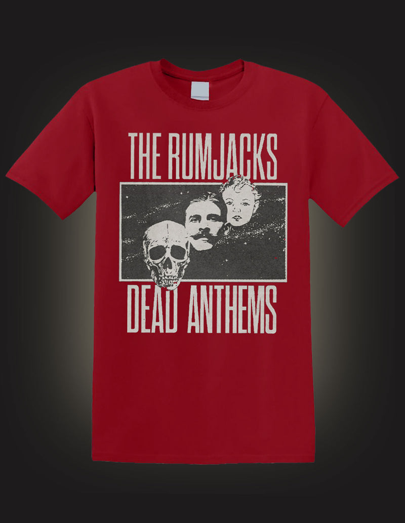 THE RUMJACKS "Dead Anthems" T-Shirt CARDINAL-RED