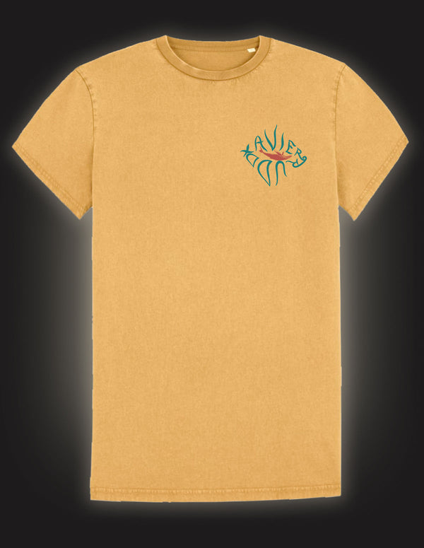 XAVIER RUDD "Free The People" T-Shirt OCHRE