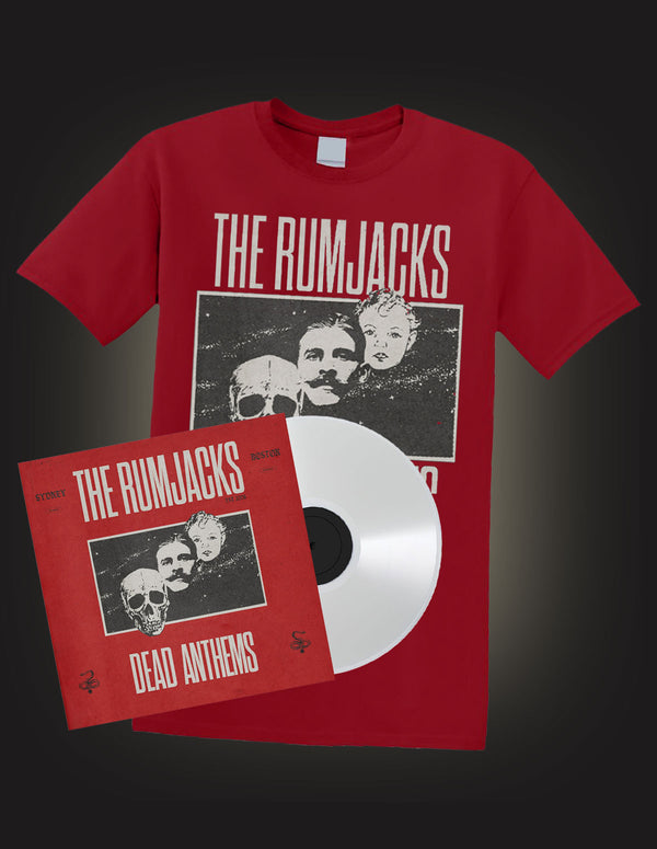 THE RUMJACKS "Dead Anthems" BUNDLE - LP+TS