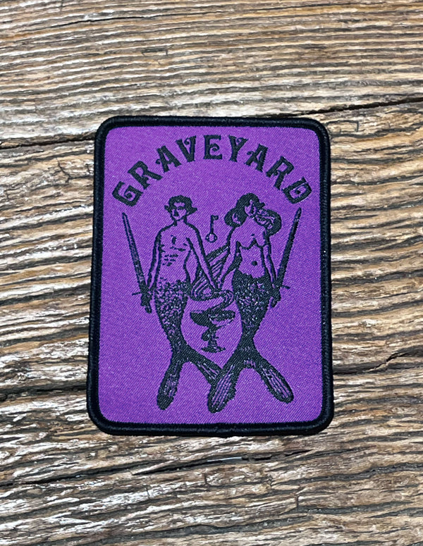 GRAVEYARD "Mermaid Patch" PURPLE/BLACK