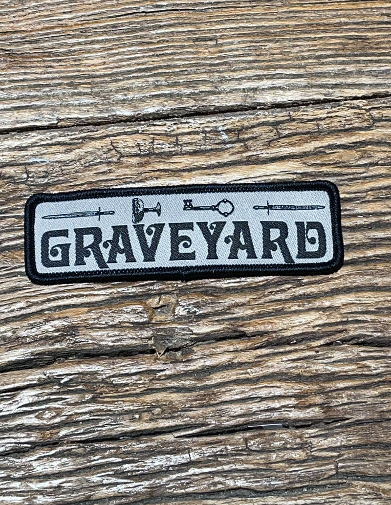 GRAVEYARD "Key" Patch GREY/BLACK