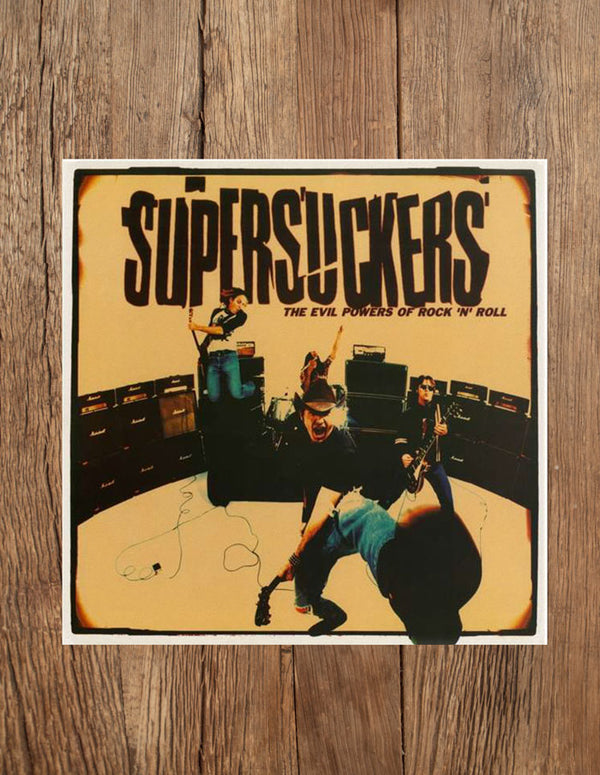 SUPERSUCKERS - "The Evil Powers Of Rock'N'Roll" LTD WHITE VINYL LP