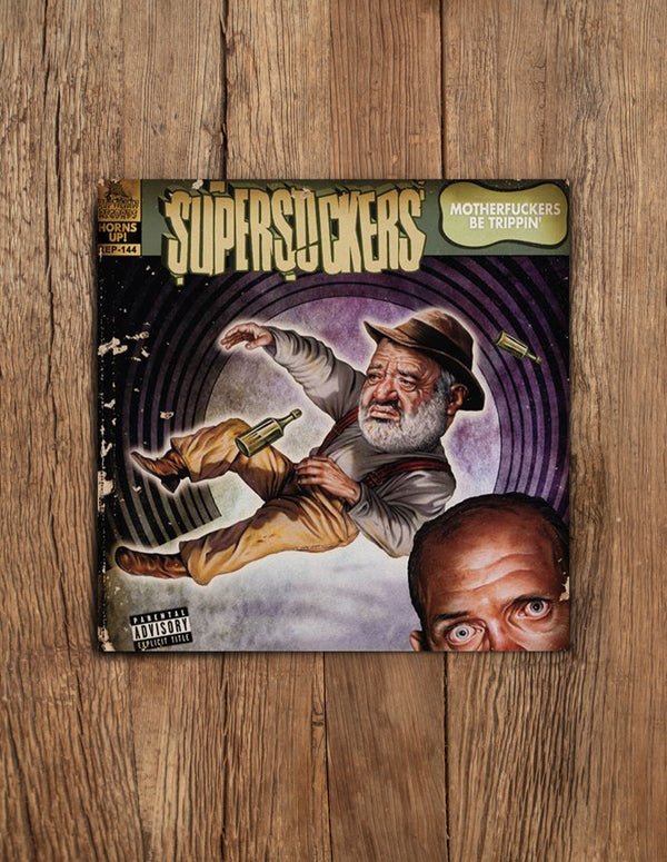 SUPERSUCKERS "Motherfuckers Be Trippin'" TIE DYE Multicolor VINYL LP