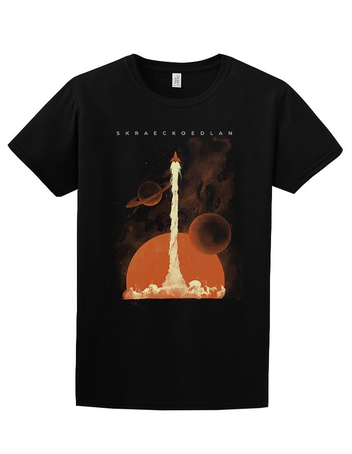 SKRAECKOEDLAN “Space Ship” T-Shirt BLACK – Lo-Fi-Merchandise