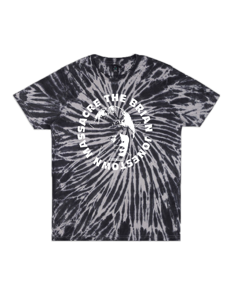 THE BRIAN JONESTOWN MASSACRE “Logo” T-Shirt TIE-DYE GREY